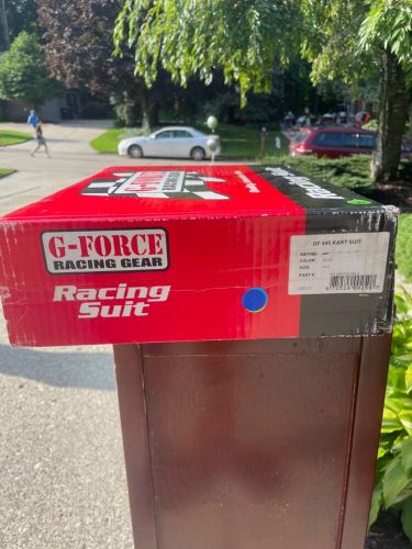G-FORCE Blue GF 645 Kart Suit. Part #MAT4645XLGBLU, Size XLG, US $40.00, image 3