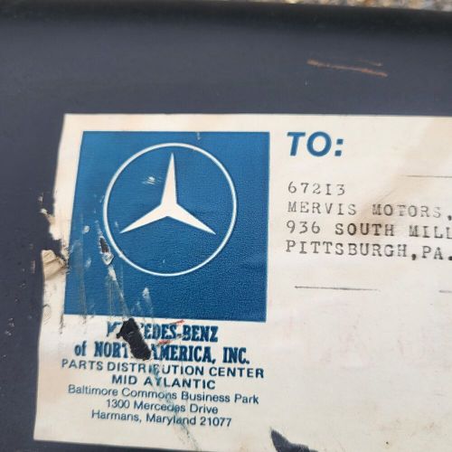 NOS 1960's-70's Mercedes Benz 280SEL 300SEL Muffler 108 490 0521 Factory OEM, US $399.99, image 8