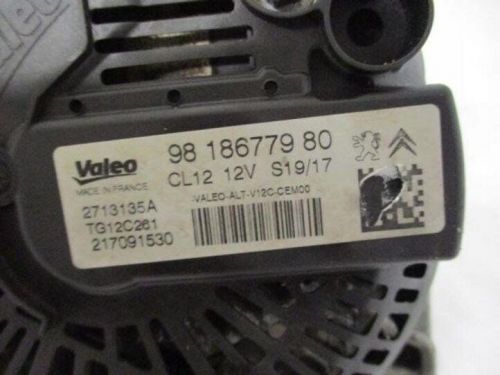 PEUGEOT 508 GENERATOR 9818677980 PETROL 88KW 2014 25869840-, US $, image 4