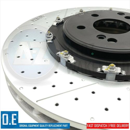 FOR MERCEDES SL63 AMG FRONT DRILLED 2 PIECE FLOATING BREMBO BRAKE DISCS 390mm, US $, image 6