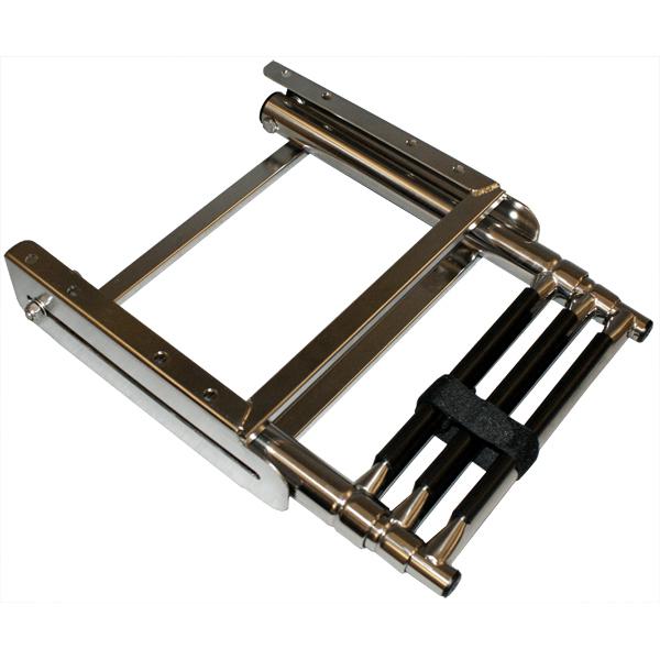 Marine boat 3 step telescoping ladder swim step