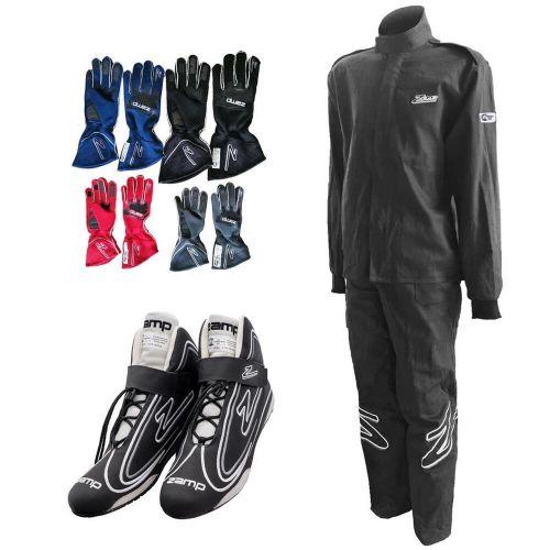 Zamp ZR-10 BLK Two-Piece Racing Suit Combo -L Gloves, L Jacket, L Pants,11 Shoes, US $291.99, image 12