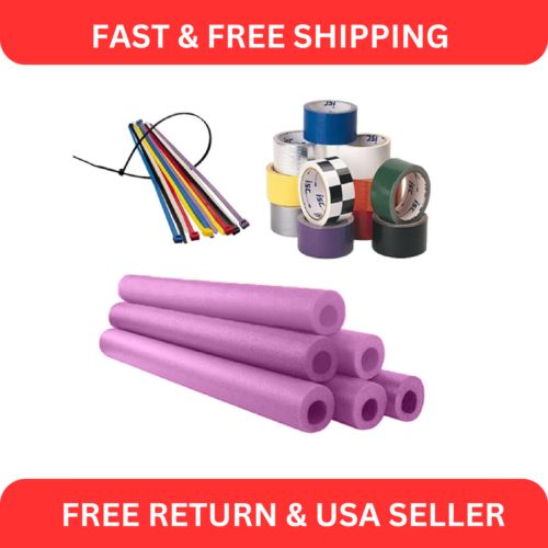 Foam Roll Bar / Cage Padding Installation Kit, Purple, US $97.62, image 3