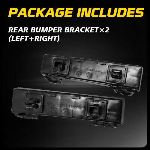 For honda civic 2016-2022 bumper bracket rear left rear right side 2pcs lh rh pu