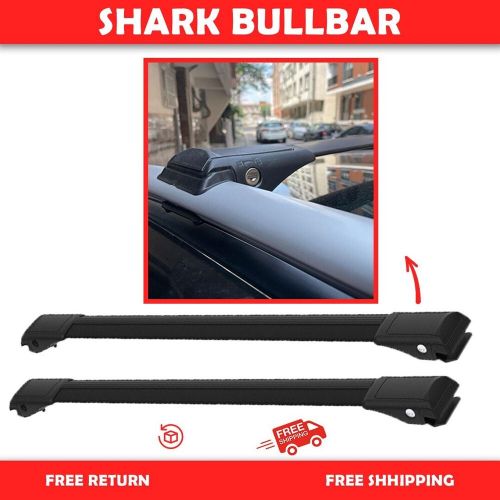 Volvo V70 Wagon/Estate 1996-2000 Cross Bars Roof Rack Black Pair Raised Rails, US $128.00, image 9