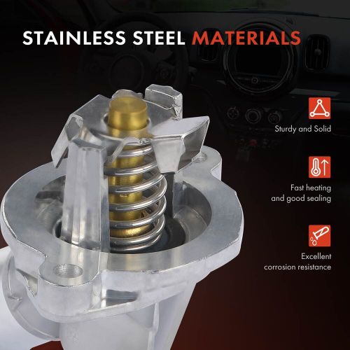 New Engine Coolant Thermostat Housing Assy for Chevy Equinox Malibu GMC Terrain, US $24.49, image 7