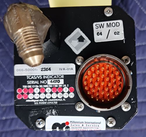 Allied Signal TCAS/VS Vertical Speed Indicator 066-50001-2304 SN:4470 IVA-81A, US $1,885.00, image 3