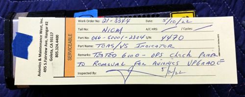 Allied Signal TCAS/VS Vertical Speed Indicator 066-50001-2304 SN:4470 IVA-81A, US $1,885.00, image 4