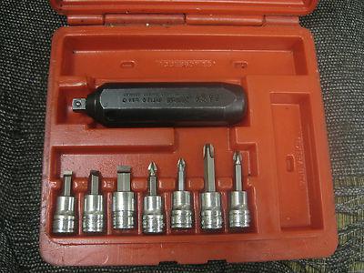 Snap-on impact driver set 8 piece 