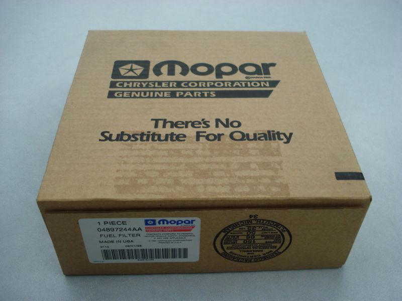 Mopar 4897244aa fuel filter brand new never been opened