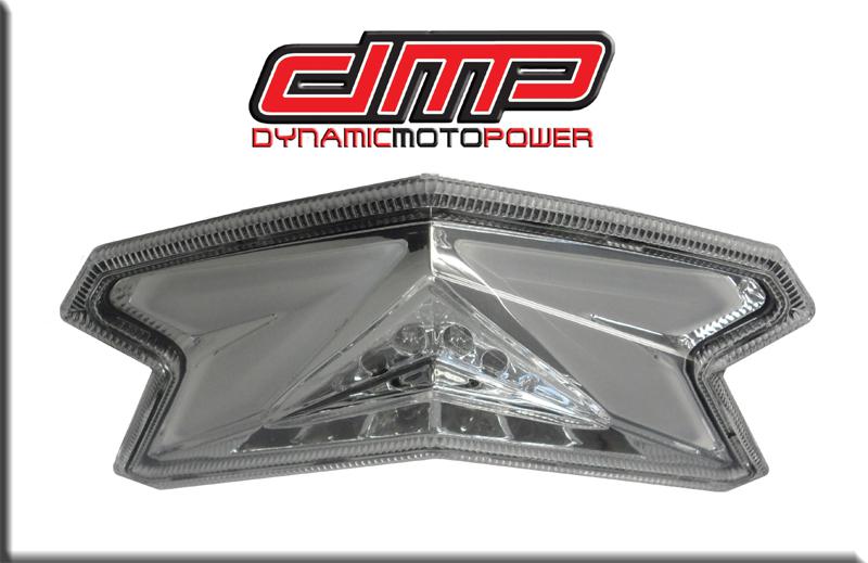 2013, 13 kawasaki zx6r, zx636 ninja, dmp integrated tail light with clear lens
