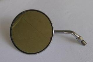 Vintage round door mount side mirror  rat rod  antique  vintage car or truck