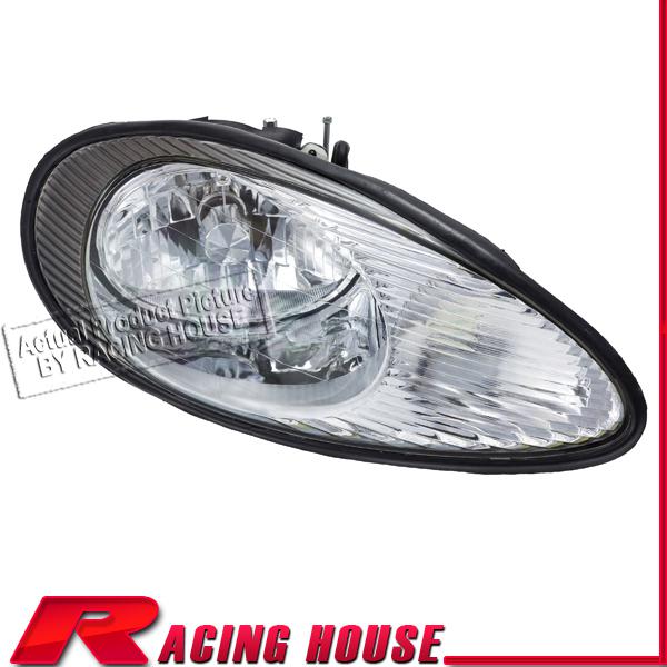 Passenger side head light lamp right 1996-1999 mercury sable clear len assembly