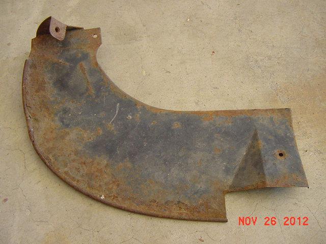 59-67 vw bus rear bumper splash pan