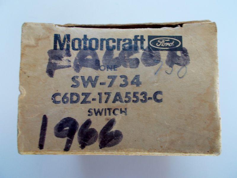 1966 falcon and mercury windshield wiper / washer switch 2 speed motorcraft nos