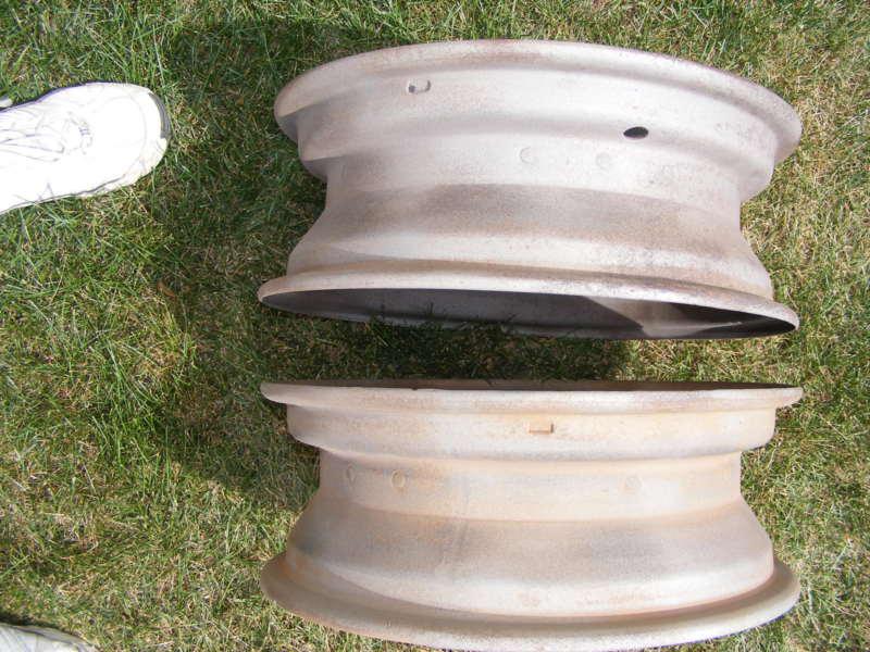 1957 CHEVROLET STEEL WHEELS (PAIR) 14