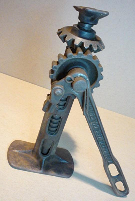 Buy Antique tire jack W.E. PRATT Mfg. Co. Chicago Car Accessory for