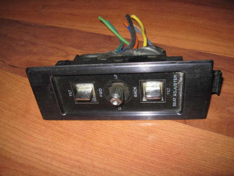 1989 buick reatta power seat switch with plugs