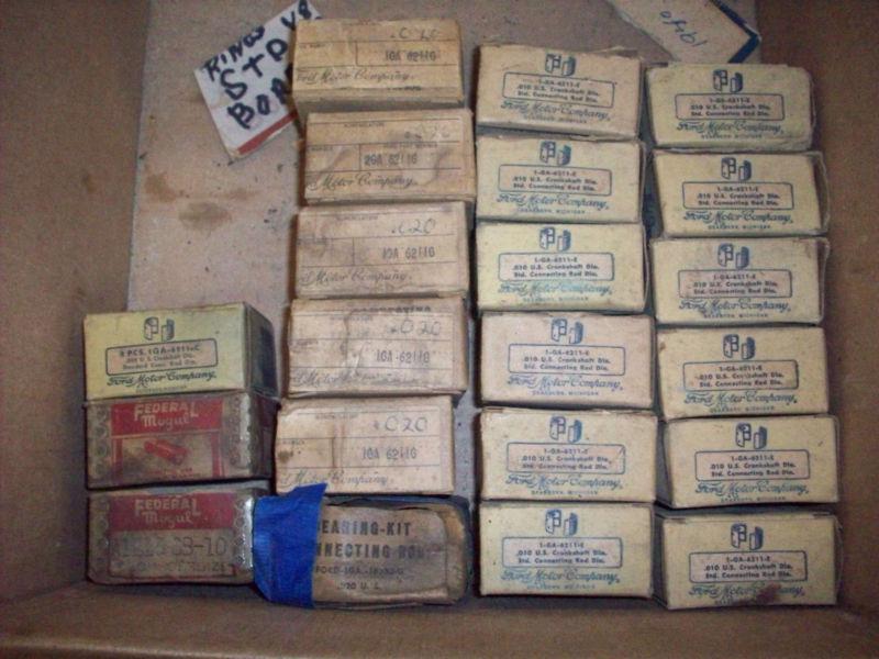 40-47 ford engine rod bearings lot straight six cylinder 6 hot rod rat 