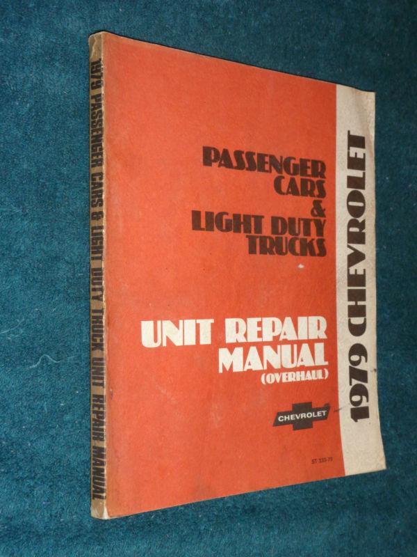 1979 camaro / chevrolet / monte / truck + shop manual / shop book!!