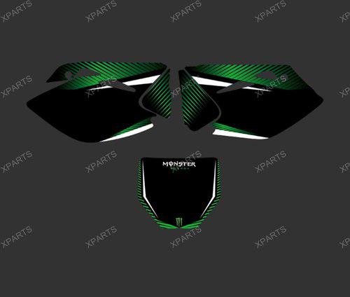 TEAM GRAPHICS & BACKGROUNDS DECALS For KAWASAKI KX450F KXF450 2006 2007 2008, US $44.99, image 3