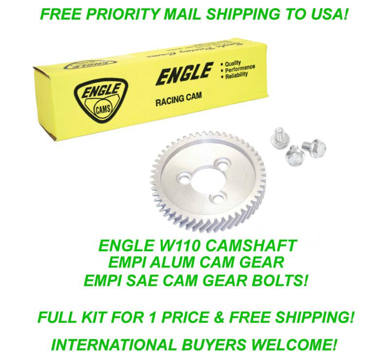 Engle w110 camshaft & gear hot street/off-road vw dune buggy bug ghia baja parts