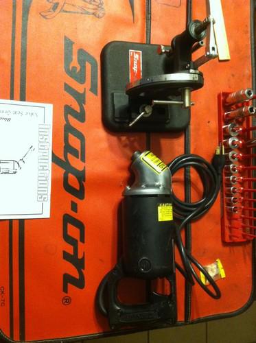 Snap on valve seat grinder set; blue point kwik way grinder look