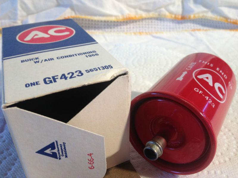 1966 Buick Skylark Grand Sport Riviera Fuel Filter AC GF-423 GM # 5651305 OEM, US $55.99, image 3