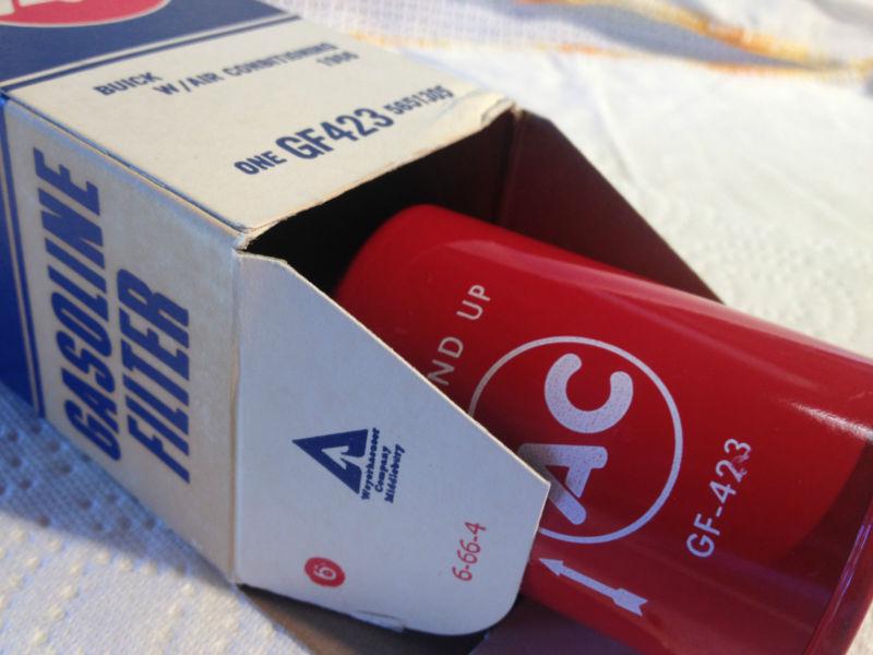 1966 Buick Skylark Grand Sport Riviera Fuel Filter AC GF-423 GM # 5651305 OEM, US $55.99, image 5