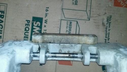 Volvo Penta aq 280T 280pt Hydraulic trim ram brace 850917 w stainless pins., US $299.00, image 5