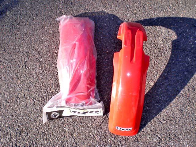 Ufo plastic motorcycle fenders-new!                                             