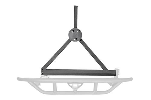 Rugged ridge 11503.60 - 97-06 jeep wrangler rrc black textured tire carrier