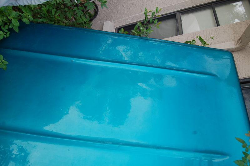 Pickup truck hard tonneau cover truck lid silverado 82" short bed fiberglass fl.