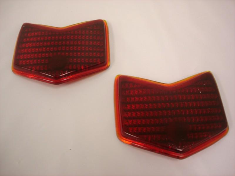 Buy 1940 Ford Tail Light Lenses '40 Red Glass Lens PAIR in Hudson, Iowa