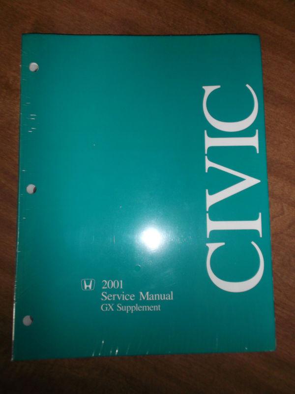 2001 honda civic gx service repair shop manual supplement oem book dealer