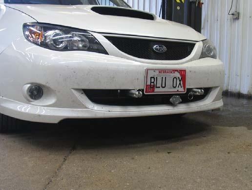 Blue ox bx3615 base plate for subaru impreza wrx 08-11