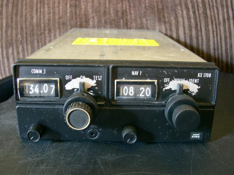 King kx170b nav/comm aircraft radio