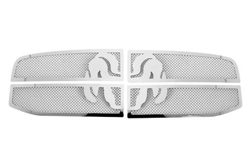 Paramount 43-0131 - dodge ram front restyling perimeter chrome wire mesh grille