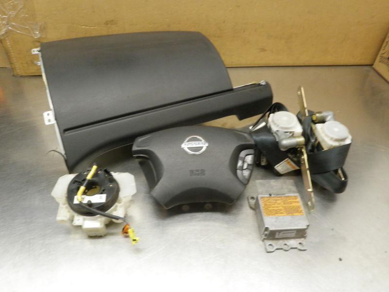 2002 nissan altima air bag set w/ computer 0724049