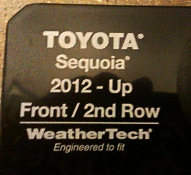 Buy WeatherTech WTCB965140 Floor Mat Toyota Sequoia in Sierra Vista