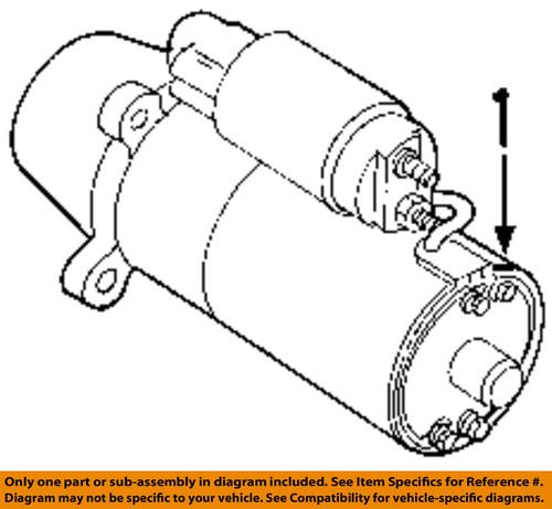 Ford oem ys4z-11002-ebrm starter/starter motor