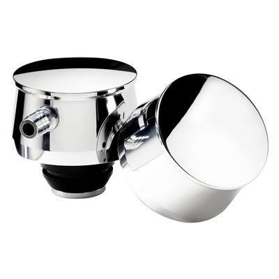 Billet spec valve cover breather pcv push-in round billet aluminum plain ea