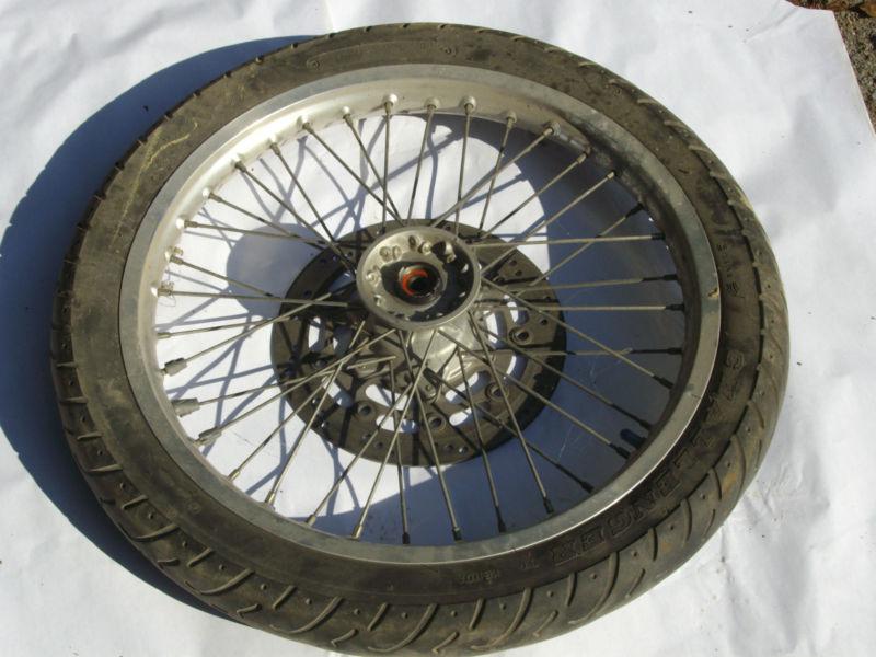 Buy DR650SE DR650 DR 650 SE Front Wheel Rim Tire Hub Axle Complete Assembly OEM in Crossett