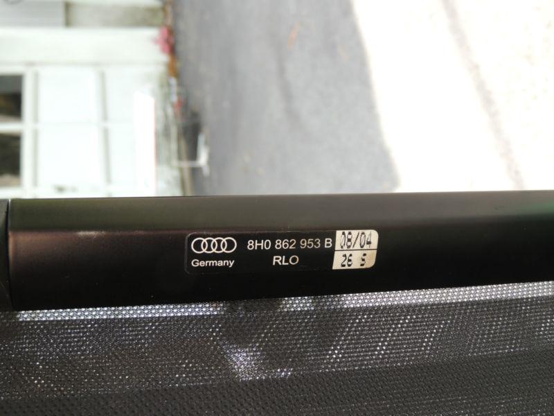 Buy Audi A4 Cabriolet Wind Deflector Wind Screen Part 8H0 862 953 B W
