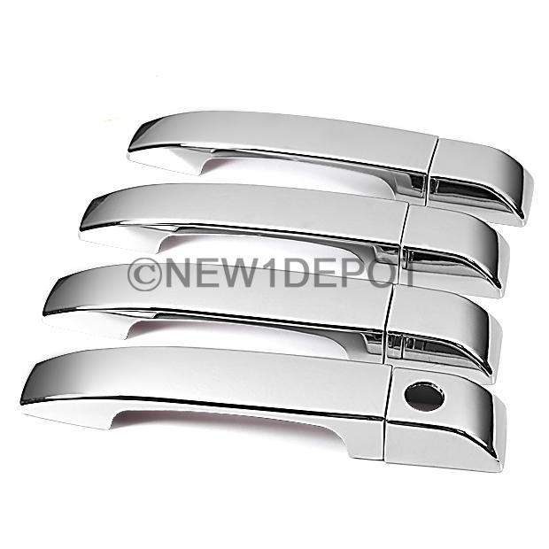 Kit for land rover range rover hse mirror chrome door handle cover trim 06 09