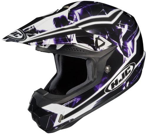 New hjc hydron clx6 helmet, purple/black, xl