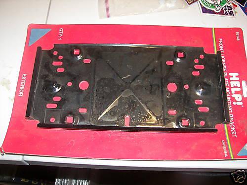 Motormite front license plate mounting bracket #68148