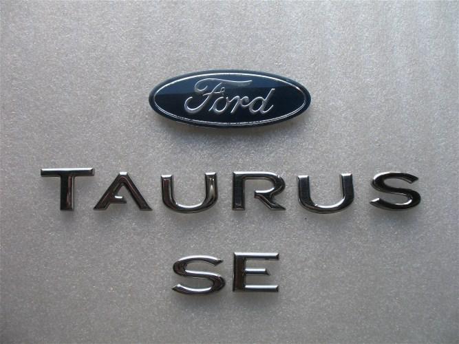 2001 ford taurus se rear trunk chrome emblem decal logo 01 02 03