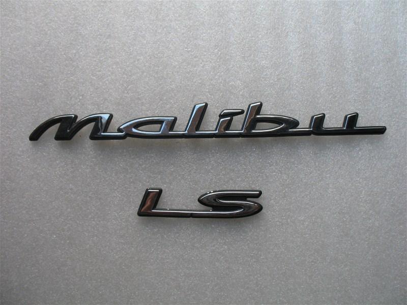 2003 chevrolet malibu ls rear trunk chrome emblem logo decal 97 98 99 00 01 02