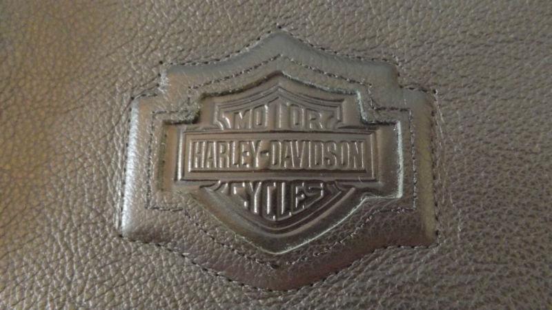HARLEY DAVIDSON.. BLACK LEATHER PURSE BAG STRAP OPENS, US $10.51, image 3